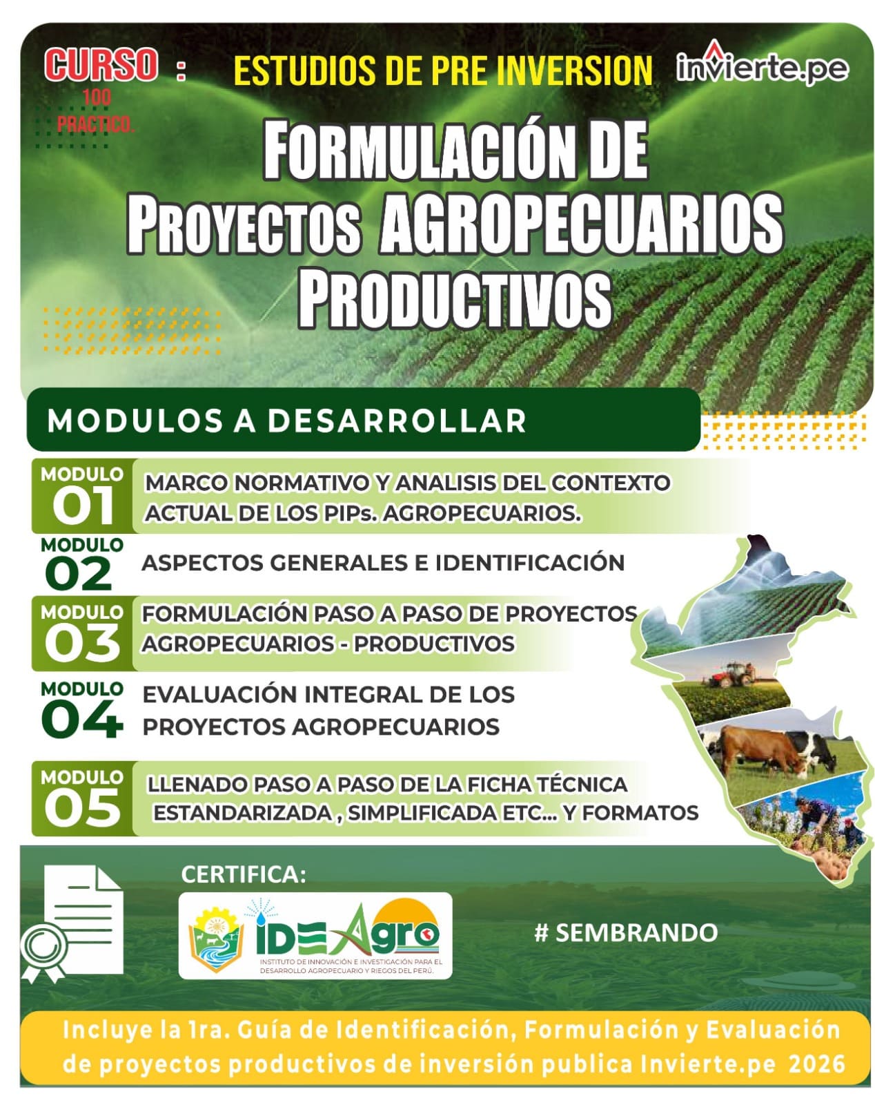 Formulación de Proyectos Agropecuarios