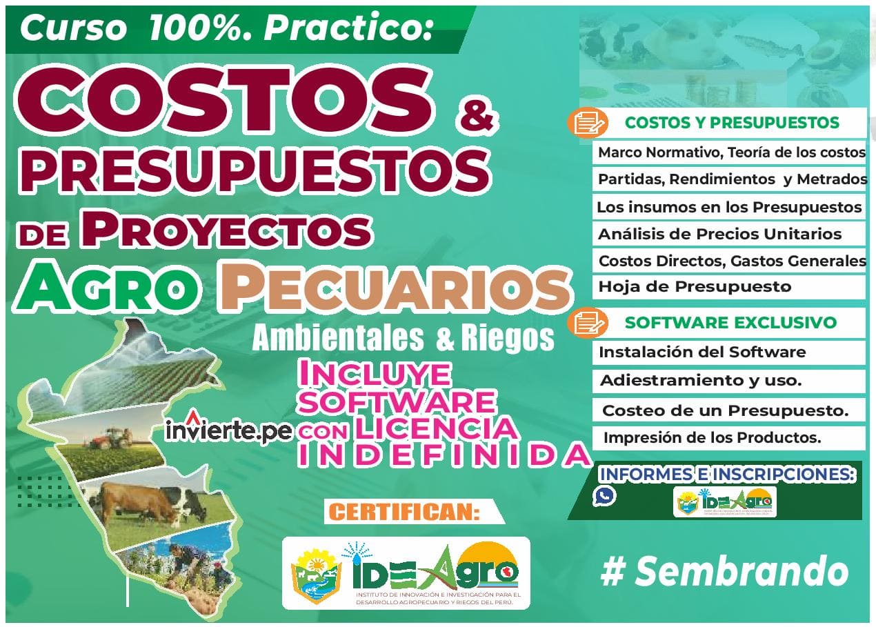 Costos y Presupuestos Agropecuarios